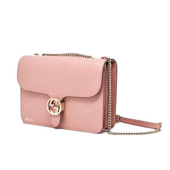 Gucci Medium Interlocking GG Leather Crossbody Bag - Picture 2 of 10